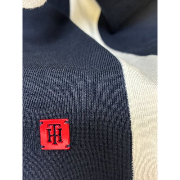 NWT Tommy Hilfiger Navy & Cream Wide Collar Dress XL - Picture 5 of 7